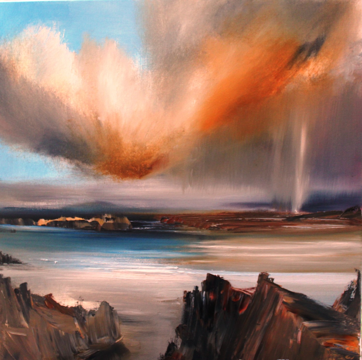 'The Sky is Clearing' by artist Rosanne Barr